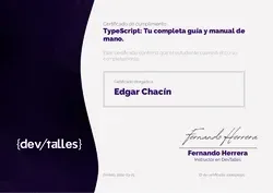 Certificación sobre Typescript desde cero