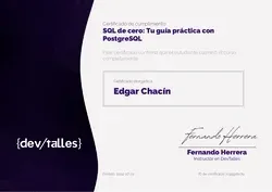 Certificación sobre SQL desde cero